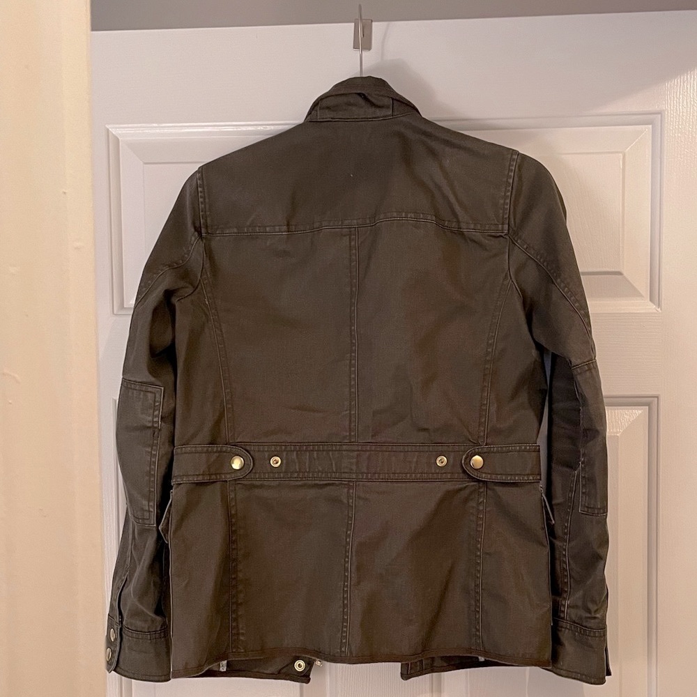 ⭐️SOLD - J Crew Army Green Downtown Field Jacket - Size XXS - Picture 2 of 5
